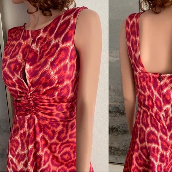 Just Cavalli Dresses & Skirts - Just Cavalli Satin Animal Print Dress
